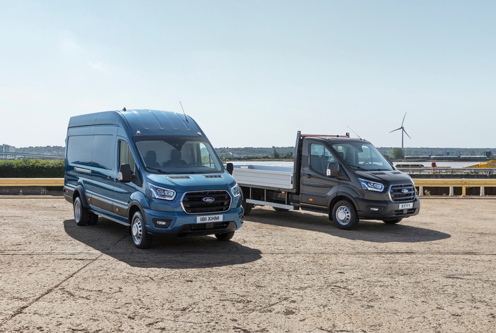 Ford Transit jetzt auch als 5-Tonner mit höherer Nutzlast lieferbar