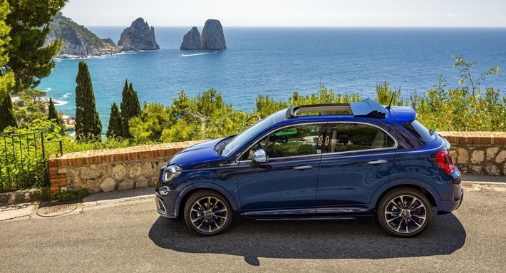 „Welcome back Dolce Vita“ – Fiat 500X YACHTING als Open Air Version mit Soft-Top Marktstart mit der exklusiven Sonderserie „Yacht Club Capri“ für 500X und 500C