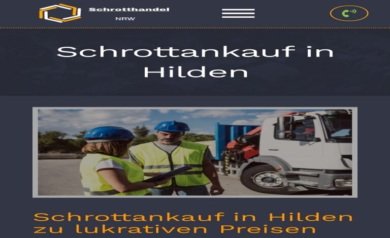 Schrottankauf Hilden bei den Klüngelskerlen von Schrotthandel. NRW