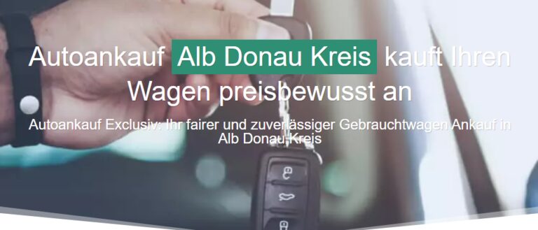 Pkw Ankauf in Alb Donau Kreis: Autoankauf Exclusiv