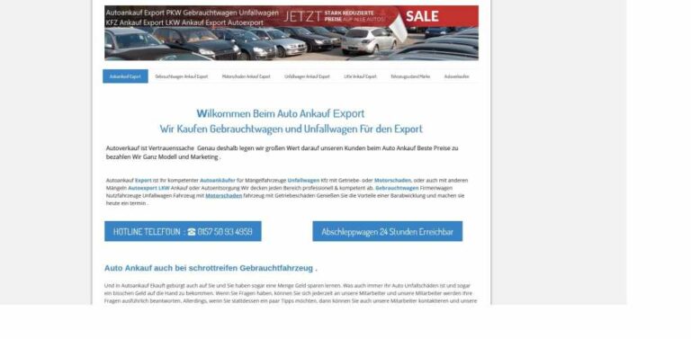 Autoankauf: Sicherer, schneller PKW-Ankauf in deiner Nähe! kfz-ankauf-export.de