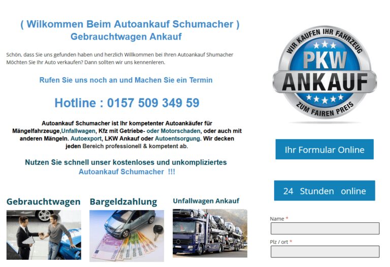 Die sichere Alternative des Autoankaufs bei Autoankauf Osnabrück