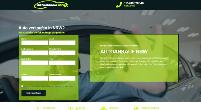 Automobile NRW – Online Fahrzeugbewertung und faire Preise