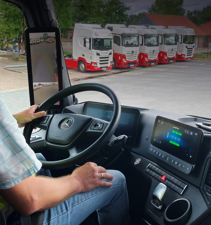 Goodyear DriverHub als Partner-App für Mercedes-Benz-Trucks