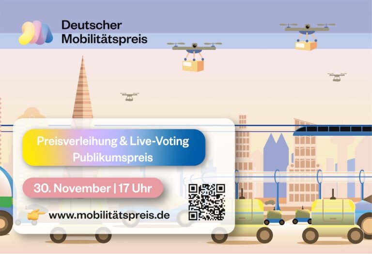 Countdown zur Preisverleihung des Deutschen Mobilitätspreises 2023