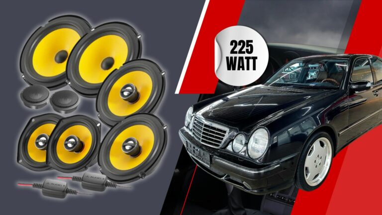 E-Klasse Audiosystem Upgrade: Testsieger-Lautsprecher für Mercedes W210 im direkten Vergleich!