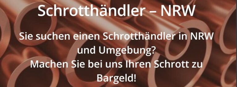 Umweltfreundliche Entsorgungslösungen: Schrottabholung Hamm ist Ihr Partner!