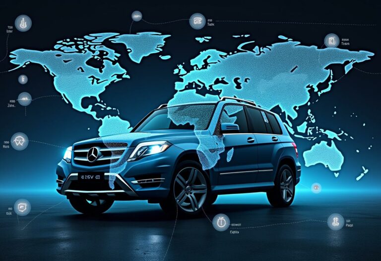 Mercedes GLK – Kompakter SUV mit Exportwert: Warum Fahrwerks- und Elektronikteile Gold wert sind